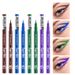 Eye Shadow & Liner Combination Eyeliner Long Lasting Colorful Waterproof And Sweat Proof Not Easy To Smudge_voghion.com