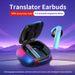 Smart Bluetooth Headset Preklad Machine Simultánne tlmočenie Bluetooth počúvanie hovorov Bluetooth preklad_voghion.com