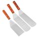 Stainless Steel Cooking Steak Pizza Frying Baking Iron Plate BBQ Spatula Set_voghion.com
