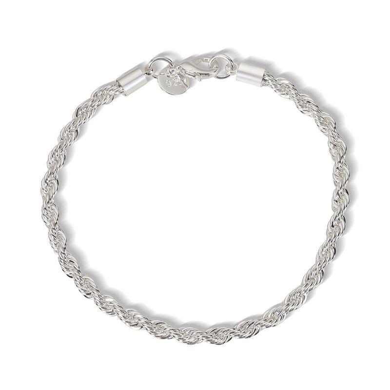 Bracciale sottile intrecciato alla moda hip hop, semplice e personale, da uomo, con catena resistente allo sbiadimento_voghion.com