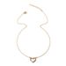 Alloy Diamond - Studded Heart Necklace For Women_voghion.com