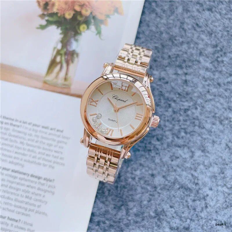 Hot Sale Classic Style Original Women's Full Stainless Steel Simple Fashion Chopard- Watch Quality Sports AAA Clock_voghion.com