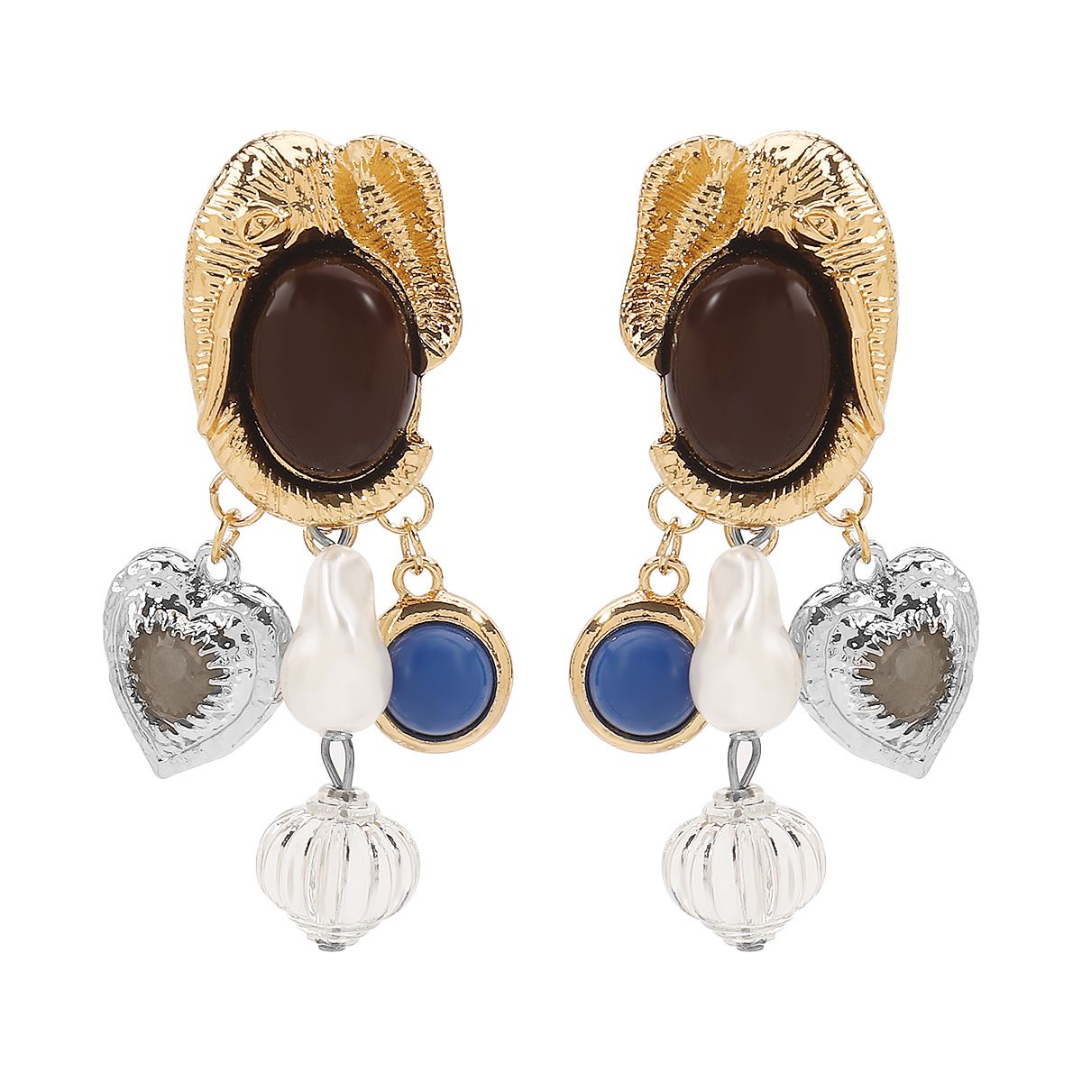 E13226ZA Orecchini versatili creativi con pendente di perle di alta qualità per autunno e inverno_voghion.com