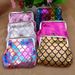 New Gold Stamping 4inch Clip Fish Scale Coin Purse Fan-shaped Arch Bridge Bank Card Gift Key Bag_voghion.com