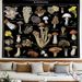 Mushroom hanging cloth, bedroom background cloth layout, live broadcast background fungi - G_voghion.com