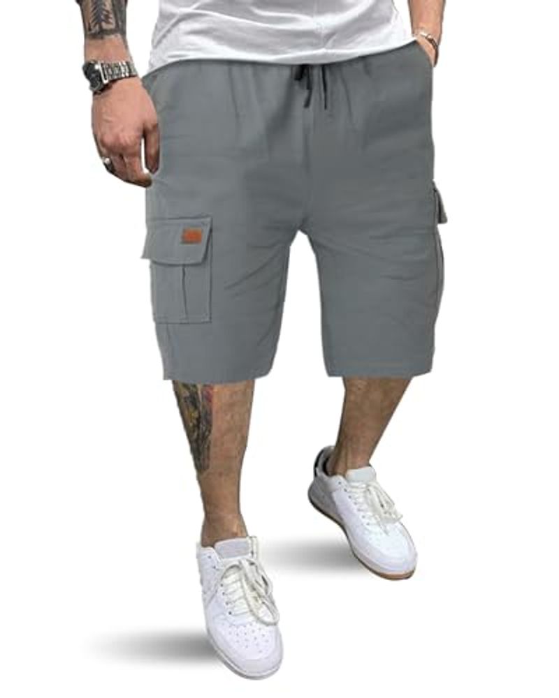 Cotton Bermuda Shorts Summer Cargo Trousers Men's Short With Pockets_voghion.com