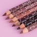SHCOETY 12-Color Double-Head Dual-Tone Wooden Lip Liner - Matte Long-Lasting Easy-Application Non-Stick Cup Lip Contour Pencil_voghion.com
