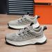 2025 Thick-Soled Men's Sneakers Lightweight Comfortable Soft-Soled Running Versatile Breathable Mesh Casual Shoes Trendy_voghion.com