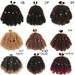 Afrikansk virkad hårförlängningsfläta 12 Inch Afro Kinky Marley Braid liten larv hårförlängningsfläta_voghion.com