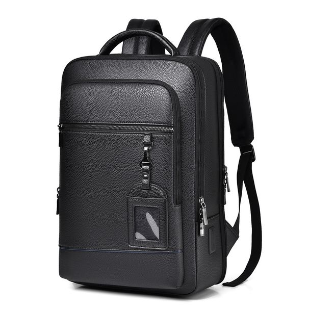 Premium Männer Business Laptop Rucksack - Extra grouss Kapazitéit Waasserdicht Anti-Déifst Rees Rucksack mat ergonomesche Bänner_voghion.com