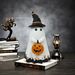 Decorazione per feste a forma di zucca fantasma da bar di Halloween, simpatica statuetta_voghion.com