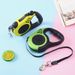 Pet Supplies Automatic Retractable Bone Print Walking Leash Chain Dog Rope_voghion.com