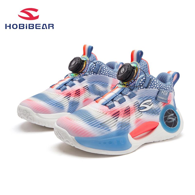Kids' shoes children's shoes autumn rotating basketball shoes breathable youth trendy shoes boys sports shoes_voghion.com