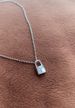 LDR1327 Collana con lucchetto minimale in argento S925_voghion.com