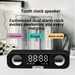 Wireless Bluetooth Smart New Student Subwoofer Volume Speaker Multifunctional Audio Alarm Clock_voghion.com