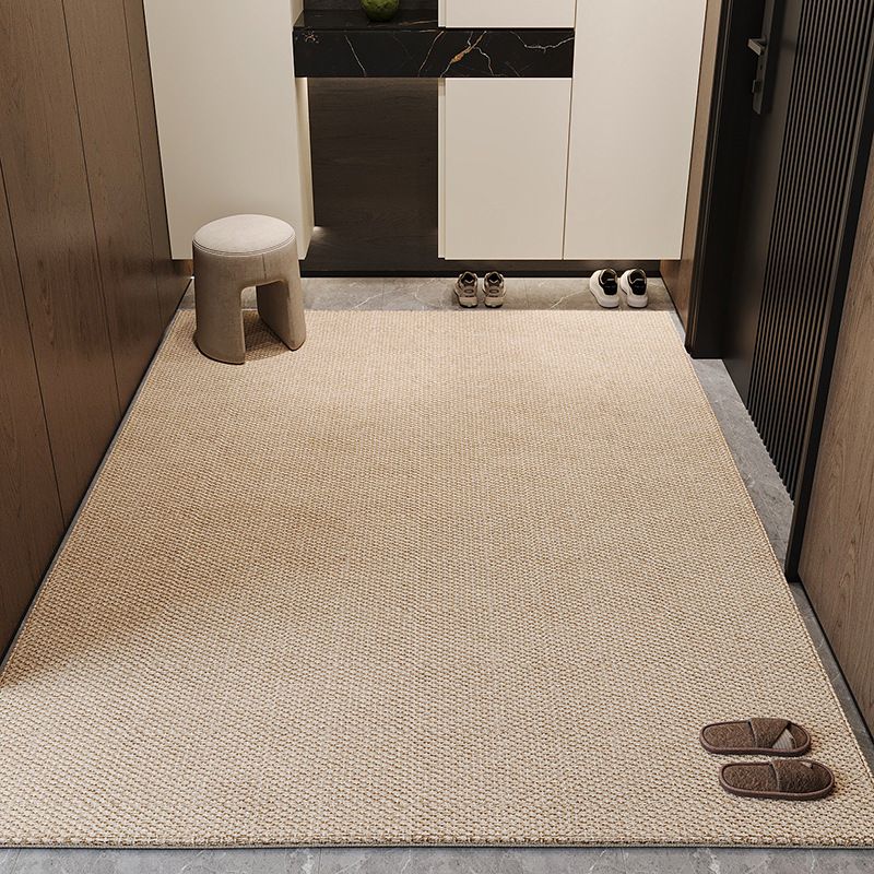 Modern Entryway Rug – Non-Slip Indoor Doormat With Belgian Loop Pile, Stain-Resistant & Customizable Sizes, Minimalist Home Décor_voghion.com