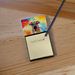 NEW Bullmastiff Hippie Dawg Sticky Note Holder Refillable Dispenser Self-Sticky Note Pads, Memo Pads Blank Desk Accessories_voghion.com