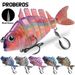 Esca per la pesca in mare multi-sezione a 6 sezioni con spinner Sequins da 9 cm e 24,6 g_voghion.com