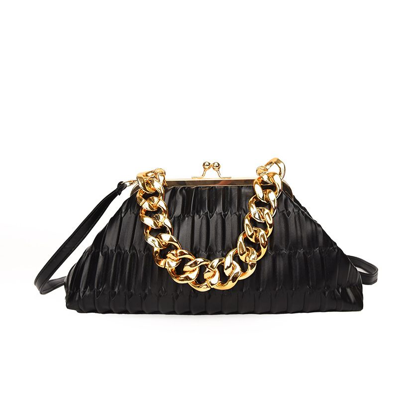 Borse da donna texture casual 2023 nuove pieghe borsa a tracolla da donna all-match borsa a tracolla squisita di fascia alta_voghion.com