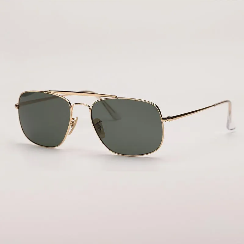 Čtvercový kovový rám pro ženy a pánské sluneční brýle, design s dvojitým můstkem, klasické venkovní brýle pro řízení, vysoké_voghion.com