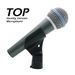 Top Quality Metal BETA58A Microphone Professional Super-Cardioid BETA58 Dynamic Wired Mic For Karaoke Live Vocals_voghion.com