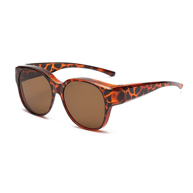 New Style Tortoiseshell Sunglasses, Compatible With Prescription Glasses, Driving-Specific, UV Sun Protection,_voghion.com