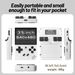 Console portatile originale ANBERNIC RG35XX Plus bianca con schermo da 3,5 pollici e console di gioco portatile da 64 GB,_voghion.com