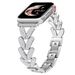 Applicable to watch 78910 series universal V shaped diamond iwatch thin metal strap_voghion.com