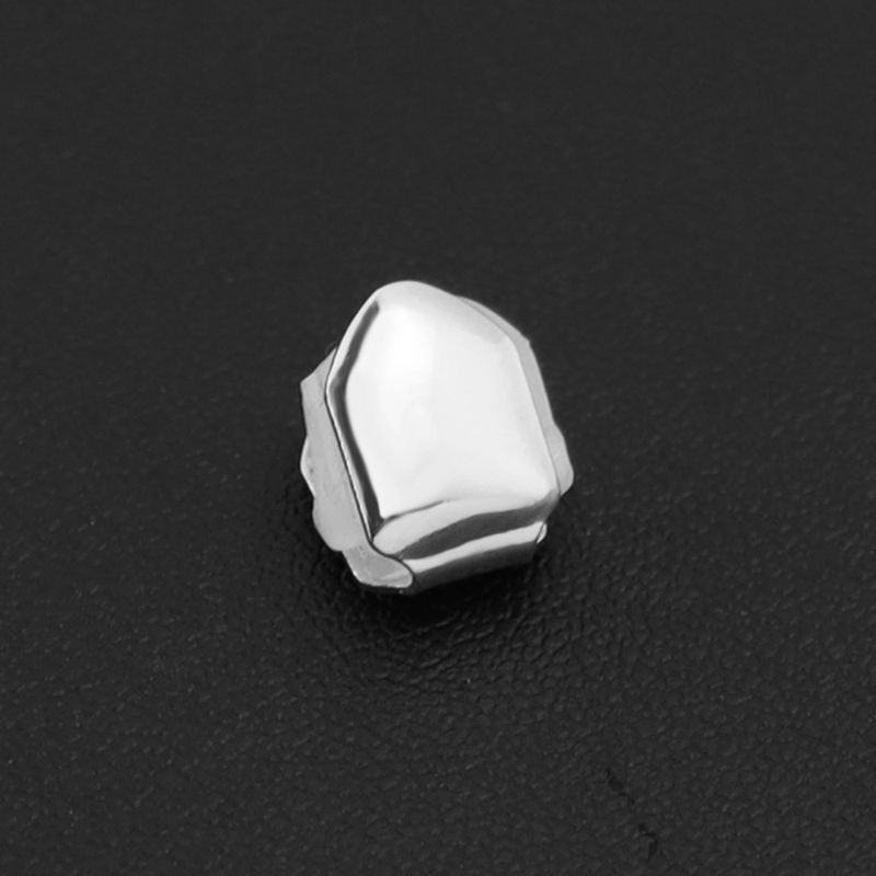 Hip-hop Big Gold teeth Electroplated Real Gold Dentures Single Glaze teeth grillz_voghion.com