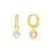 Women's Jewelry Light Luxury S925 Silver Needle Fashion Geometric Heart Color Diamond Celi French Ear Buckle Earrings_voghion.com