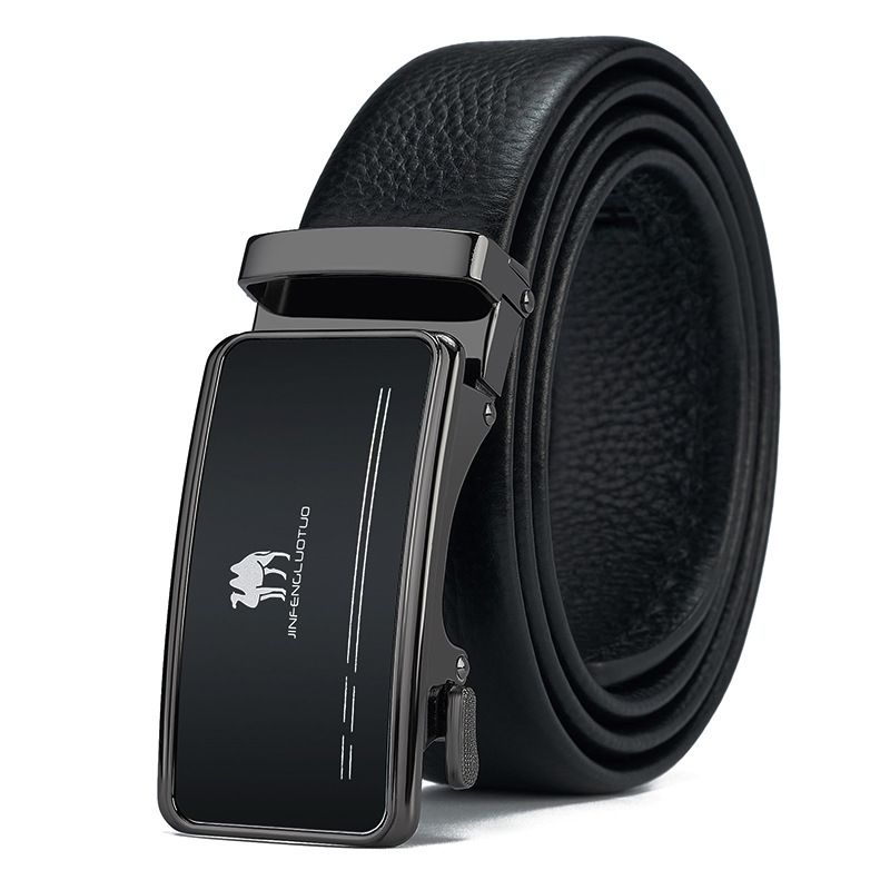 New Belt Golden Peak Camel Automatic Buckle Black Belt Men's Alloy Buckle Men's Versatile Belt Adult Belt Men's_voghion.com