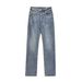 Herrenbekleidung Herren Flared Jeans - Cleanfit Washed Denim | Retro Slim Bootcut Hose_voghion.com