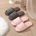 Japanese Style Open-Toe Four Seasons Soft Sole Non-Slip Silent Couple Indoor Wooden Floor Quiet Slippers_voghion.com