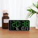 Frameless Electronic Multifunctional And Stand Dual-use Simple Digital Display Living Room Wall Clock 6659_voghion.com
