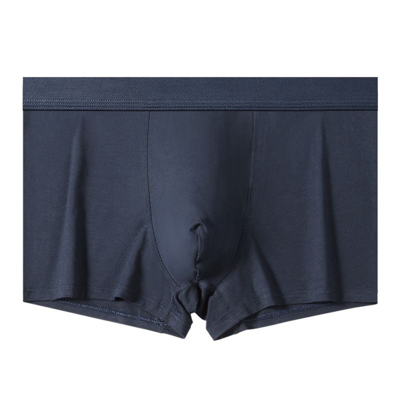 Intimo da uomo estivo, traspirante, antibatterico, senza cuciture, in modale classico, con quattro angoli in vita_voghion.com