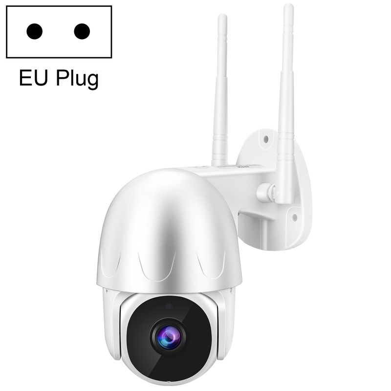 Tuya QX45 1080P Full HD IP65 Vattentät 2,4G trådlös IP-kamera, stöd för rörelsedetektion & tvåvägsljud & mörkerseende & TF-kort, EU-kontakt_voghion.com