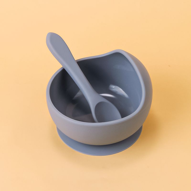 Boluri de hrănire cu ventuze din silicon, 2 buc, veselă pentru sugari și tineri, care învață să mănânce boluri și boluri pentru alimente suplimentare pentru bebeluși_voghion.com