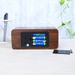 New Wireless Charging Wooden Clock Multi Function Temperature And Humidity Alarm Clock LED Electronic Clock Smart Phone Wireless Charging_voghion.com