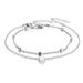 Heart-Shaped Multi-Layer Anklet Ocean Style Beach Ankle Chain Jewelry_voghion.com