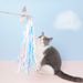 Zeze Angel Wand Teaser Stick Durable Chew Self-Entertainment Toy Cat Supplies_voghion.com