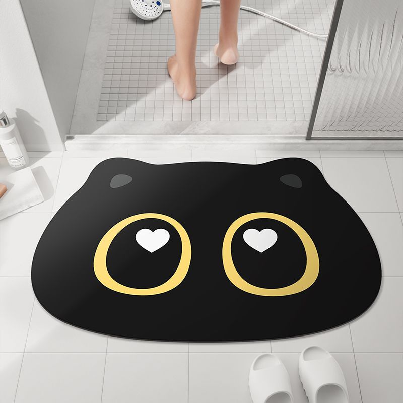 Kieselgur-Fußmatte für Badezimmer, Waschraum, Dusche, WC, Schmutzabweisend, Schnelltrocknend, Leicht zu reinigen, Rutschfest, Saugfähig_voghion.com