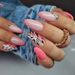 Almond False 24Pcs Nails Long Fnch Stiletto Fake Nails with Leopard Print Design Full Cover Pss on Nails Tips_voghion.com