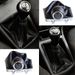 Car 5/6 Speed Gear Manual Shift Knob Lever With Leather Boot For ASTRA III H 1.6 VAUXHALL 2004-2010_voghion.com
