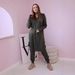 Women's Asymmetrical Hooded Tracksuit Set - Plus Size Zip-Up Jogger Outfit, Casual & Sporty Polyester Lounge Wear_voghion.com