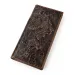 New Genuine Men's Dragon And Tiger Pattern Oil Wax Leather Long Wallet 80% Off Multi-Card Slots Money Clip Suit Bag_voghion.com