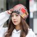 Fashionable spring autumn buns, Korean version for women with chemotherapy, thin bald headscarf, sleeping hat, and_voghion.com
