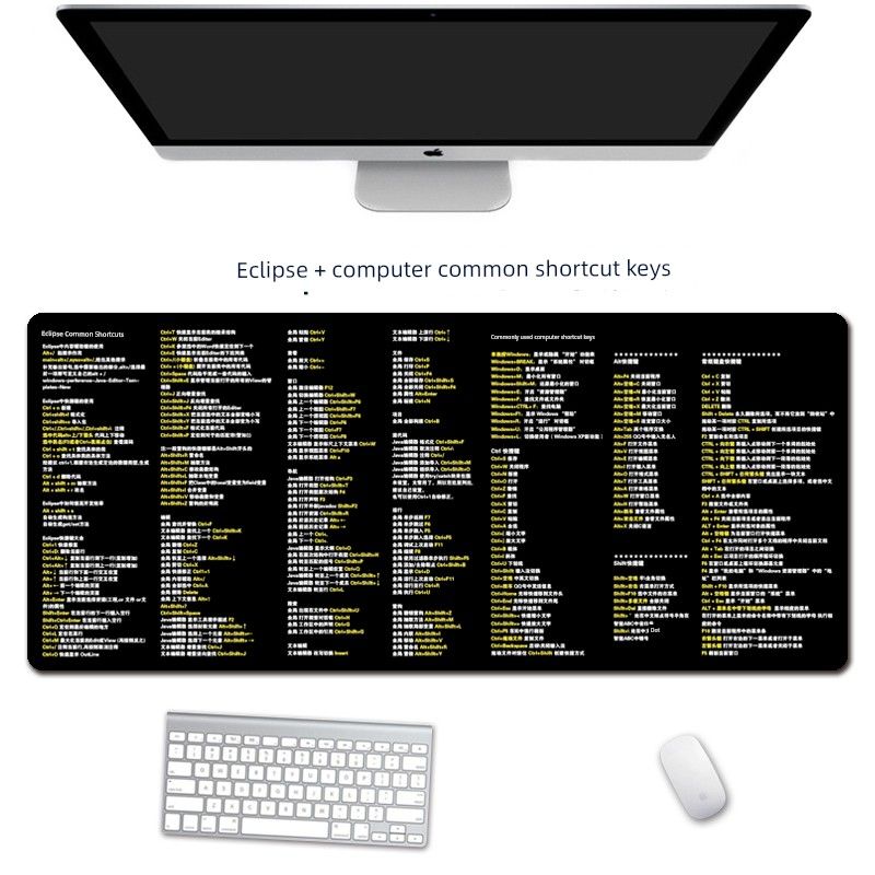 Unbeatable Quality VSCode Programmer Win10 Shortcut Key Dos Linux Command Large Long Mouse Desk Pad MS SQL_voghion.com