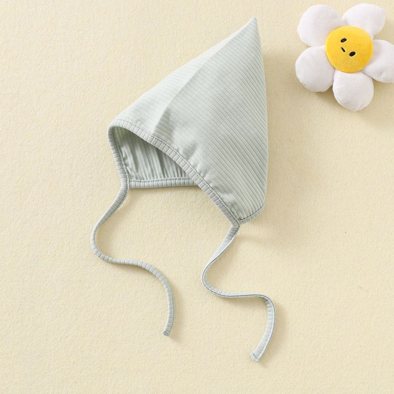 Kids' Clothing Baby Hat Autumn And Winter Ear Protection Hat Newborn Knitted Hat Baby Warm Tie Pullover Hat_voghion.com