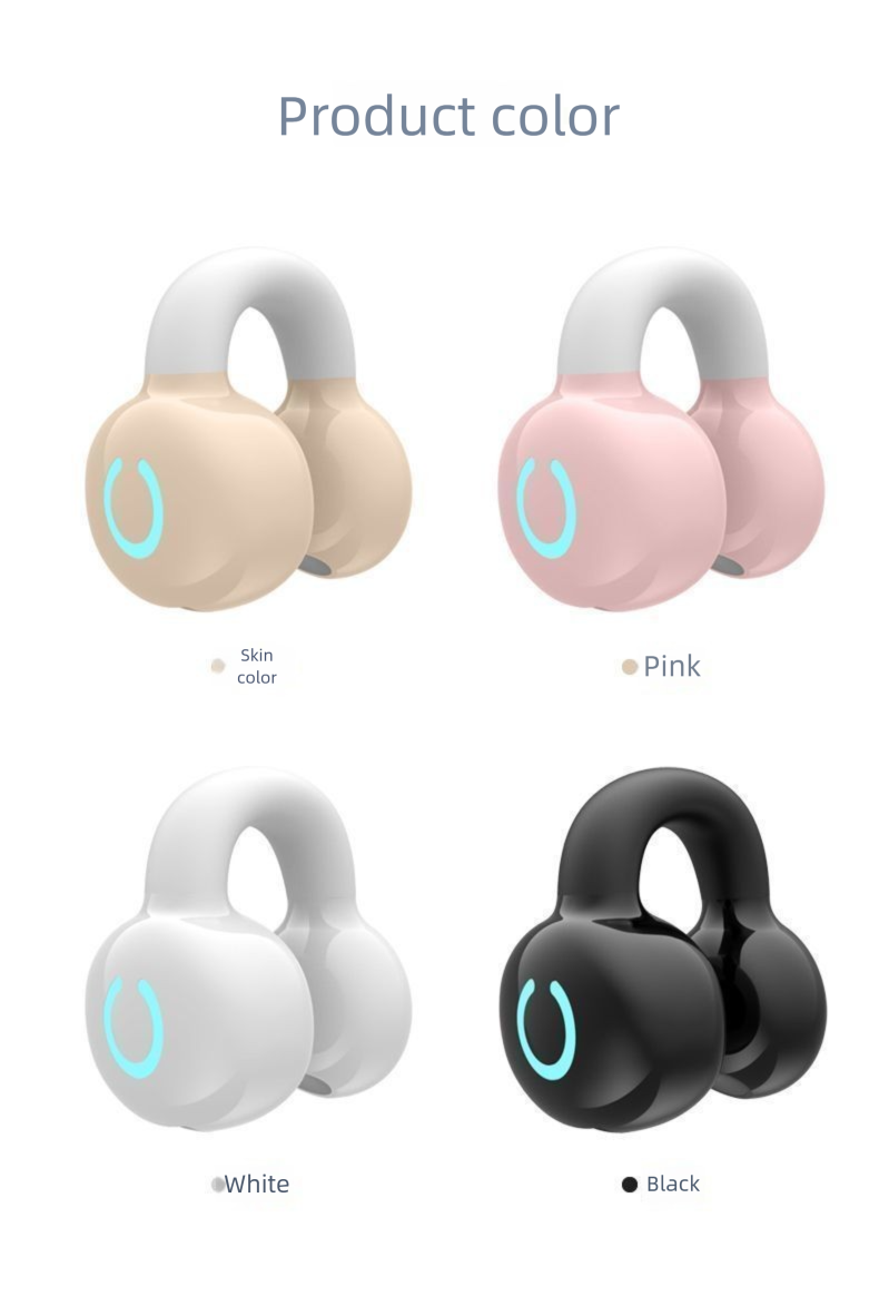 Ultra-long Call New Running Wireless Bluetooth Earbuds Clip-on Dynamic Sound Surround Effect Long Battery Life_voghion.com