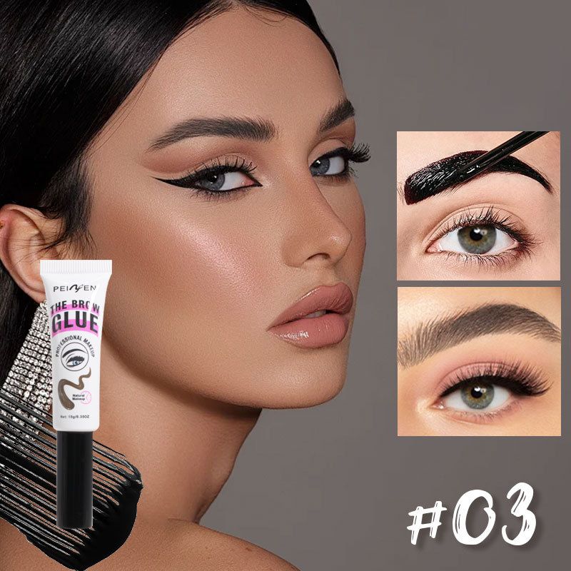 Augenbrauenverstäerker Spezialiséiert Ofräissbar Augenbrauenklebstoff Einfach ze faarwen Waasserdicht a schweessbeständeg Ofräissbar Augenbrauenfaarfcrème Laang halen a verschmieren net_voghion.com